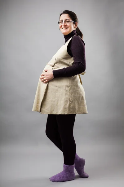 Беременная леди — стоковое фото