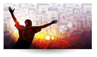 Music event background. Vector eps10 illustration. clipart