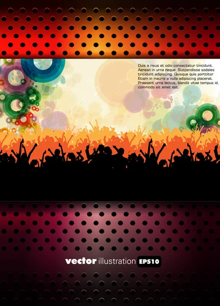 Fondo del evento musical. Vector eps10 ilustración . — Vector de stock