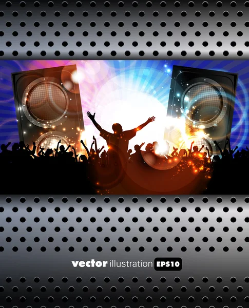 Muziek evenement achtergrond. vectorillustratie eps10. — Stockvector