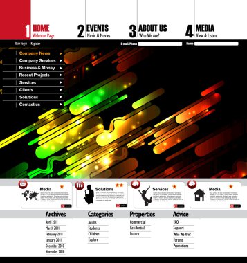 Web Şablonu düzenlenebilir için kolay