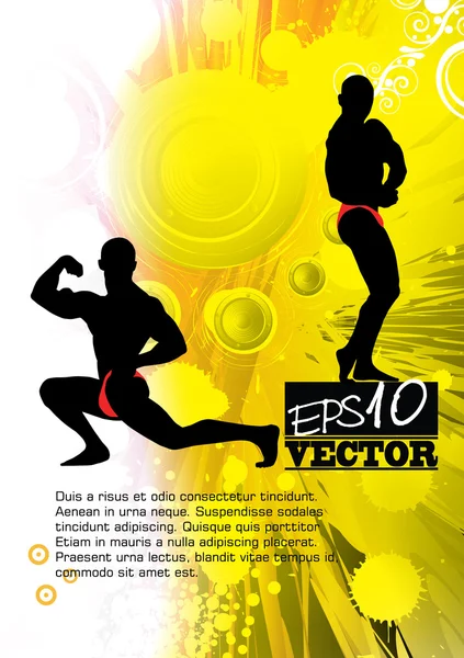 Ilustración vectorial del músculo — Vector de stock