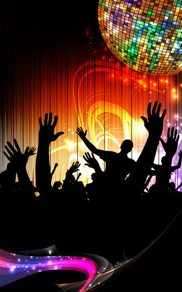 Векторный фон вечеринки
