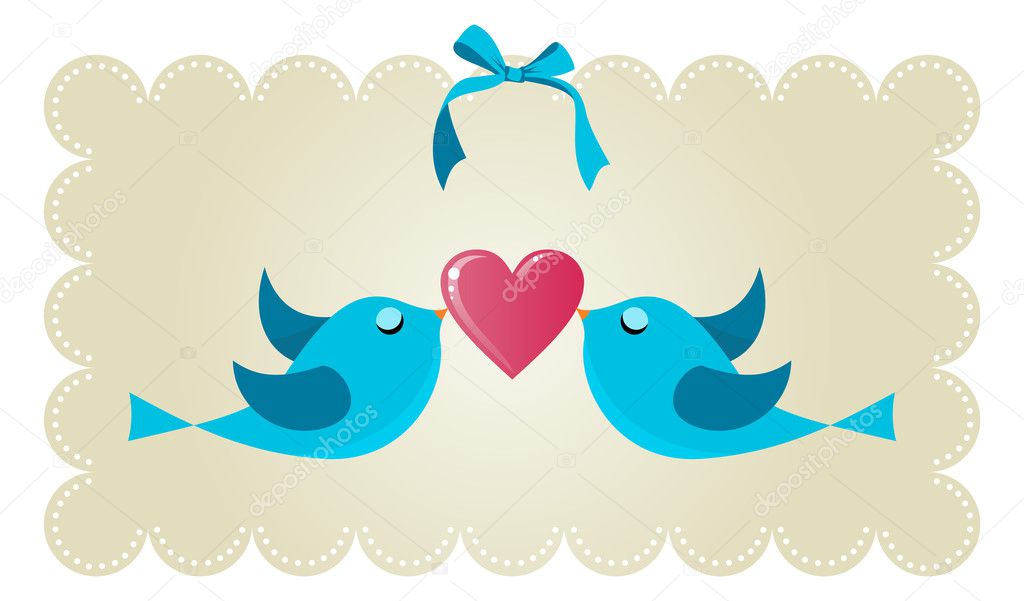 Twitter love couple birds