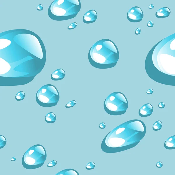 Water drops pattern background — Stock Vector
