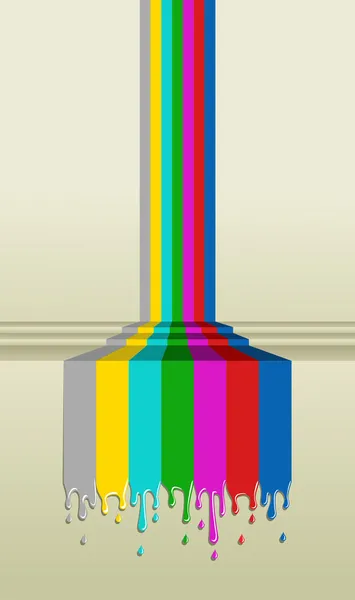 Tv 화면 개념 배경 — 스톡 벡터