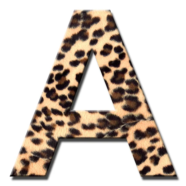 Alfabeto de leopardo —  Fotos de Stock