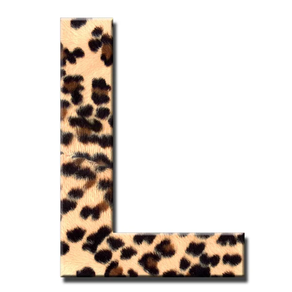 Alphabet léopard — Photo