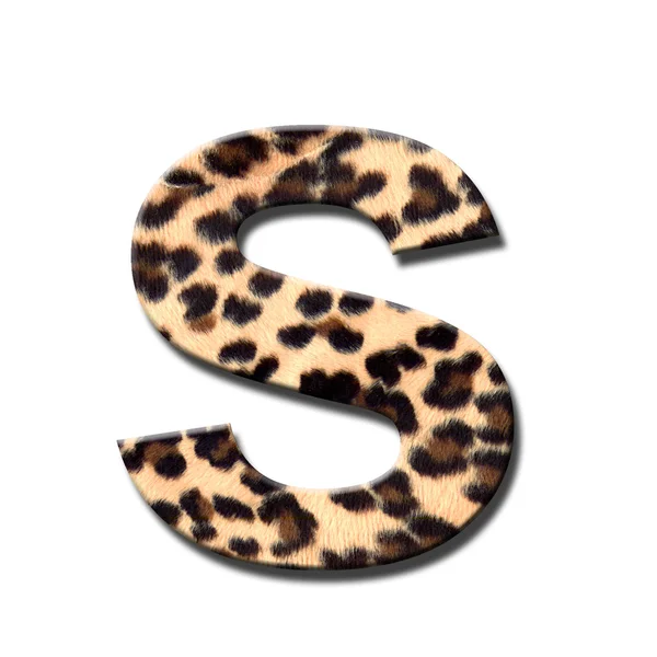 Alfabeto del leopardo — Foto Stock