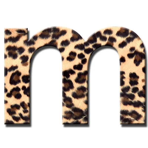 Leopard alfabetet — Stockfoto