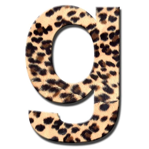 Alphabet léopard — Photo