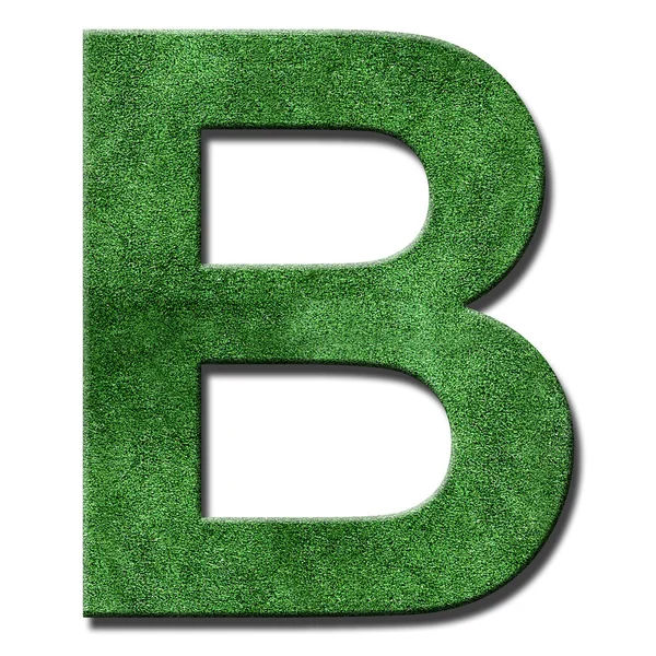 stock image Grass letters