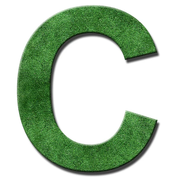 stock image Grass letters