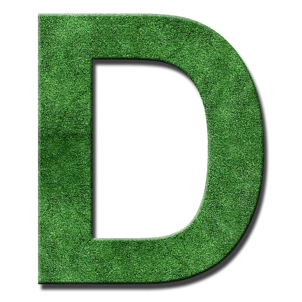 stock image Grass letters