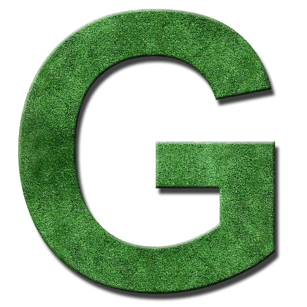 stock image Grass letters