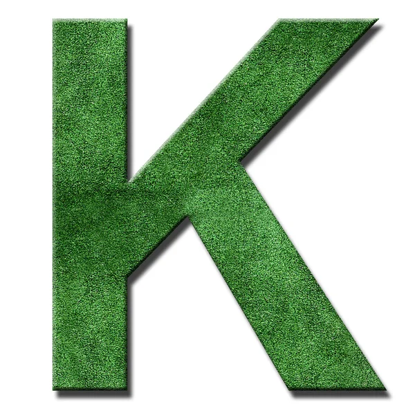 Stock image Grass letters