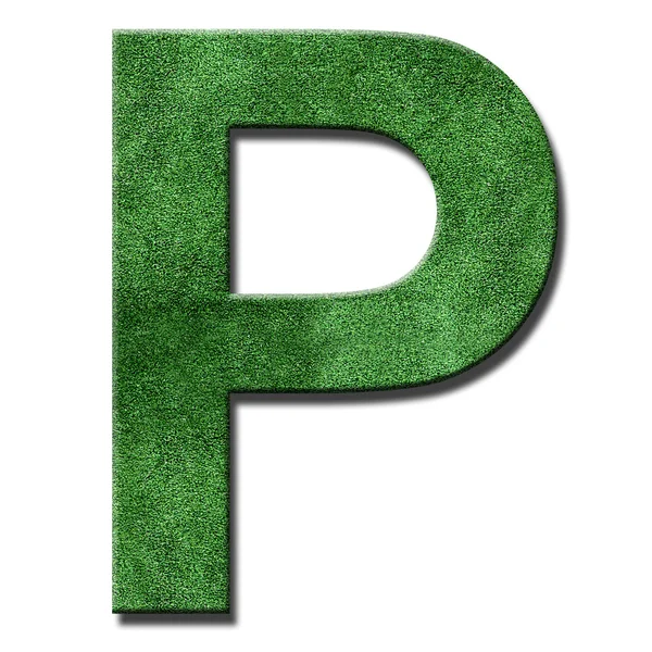 stock image Grass letters