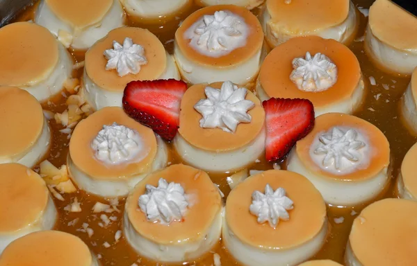 Flan dessert — Stock Photo, Image