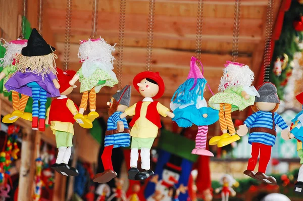 Kleurrijke marionetten — Stockfoto