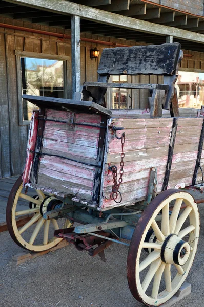 Old wooden wagon — Stock Photo, Image