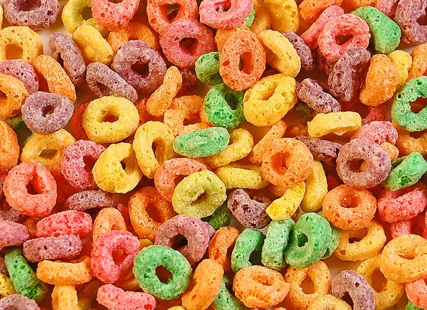 Colorido cereal de desayuno —  Fotos de Stock
