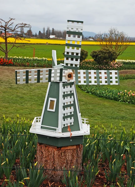 Pequeno moinho de vento — Fotografia de Stock