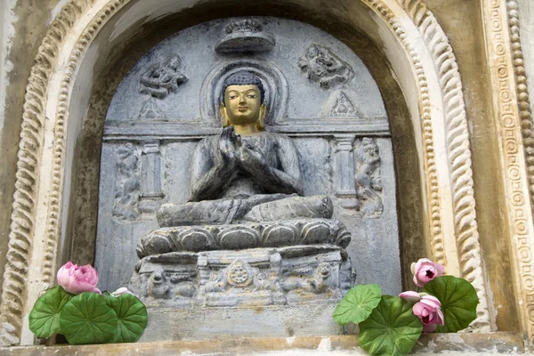 Boeddha in de zithouding — Stockfoto