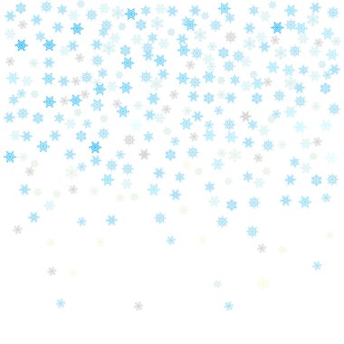 Snowflakes, vector illustration clipart