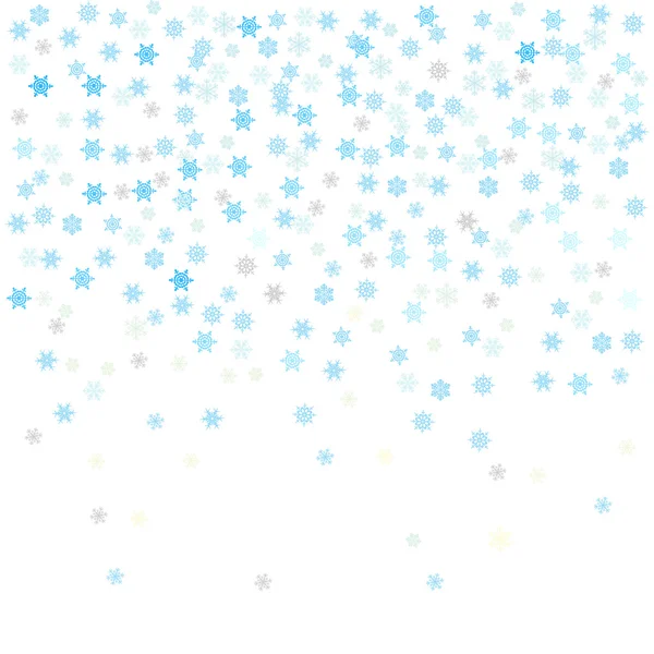 Снежинки, векторная иллюстрация — стоковый вектор