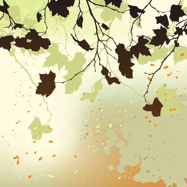 Fond d'automne, ornement — Image vectorielle