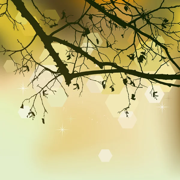 Herbst Hintergrund, Ornament — Stockvektor