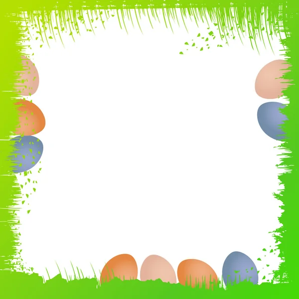 Fond de Pâques avec papillon, illustration vectorielle 2d — Image vectorielle