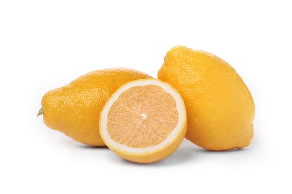 Lemons isolated over white background — Stock Photo, Image