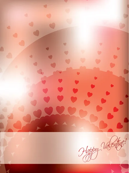 Abstrakte Valentin-Grußkarte — Stockvektor