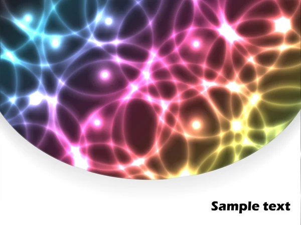 Brochure plasma couleur abstraite — Image vectorielle