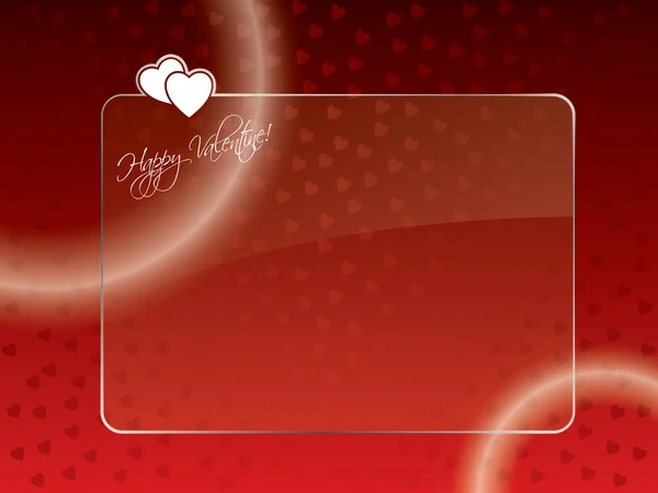 Carte de vœux de Saint-Valentin abstraite — Image vectorielle