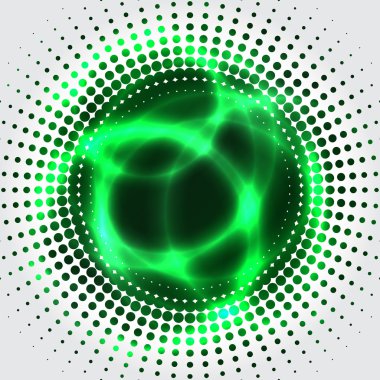 Green plasma bagkground clipart