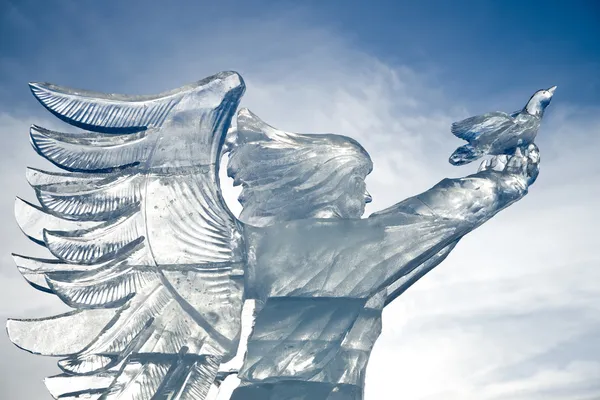 Ледяной ангел — стоковое фото