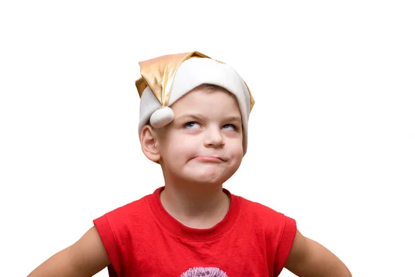 Мальчик в шляпе — стоковое фото