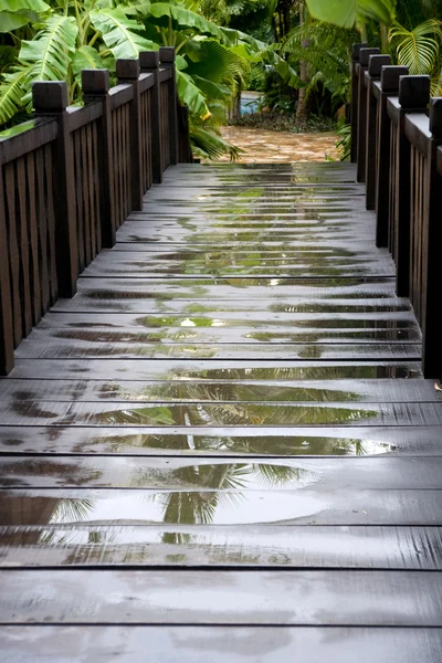 stock image Wooden walkway