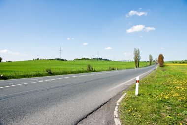 kırsal alanda yol