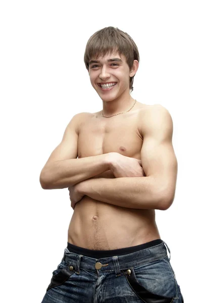 stock image Portrait young male