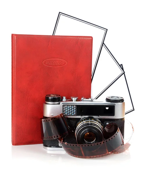 古いレトロな写真カメラ — ストック写真