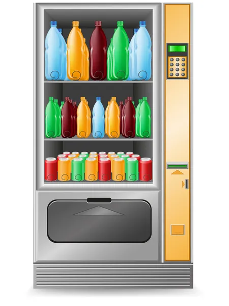Vending water is a machine vector illustration — Stock Vector