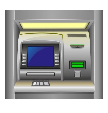 ATM vektör çizim