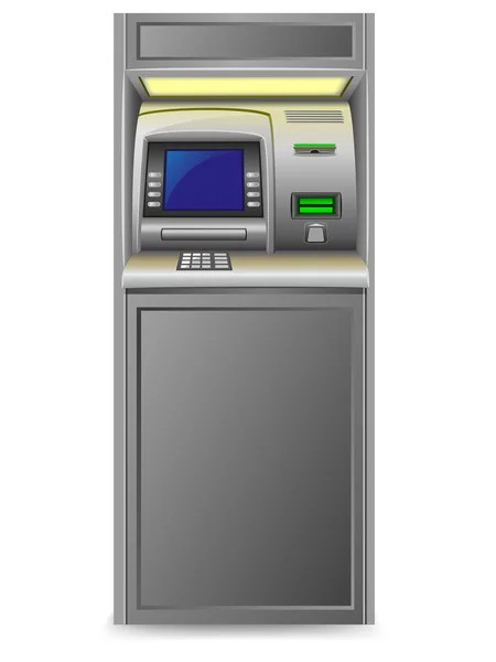 ATM-vectorillustratie — Stockvector