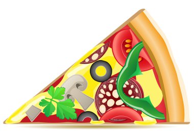 Pizza vector illustration clipart
