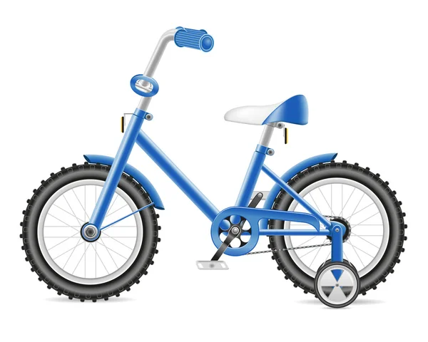 Детский велосипед для векторной иллюстрации — стоковый вектор