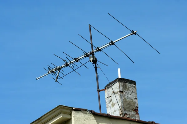 Eski tv anteni — Stok fotoğraf
