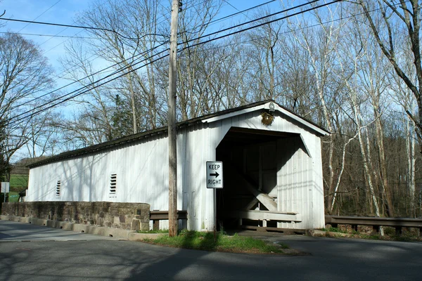 Green Sergeant's Covered Bridge — Stock Photo, Image